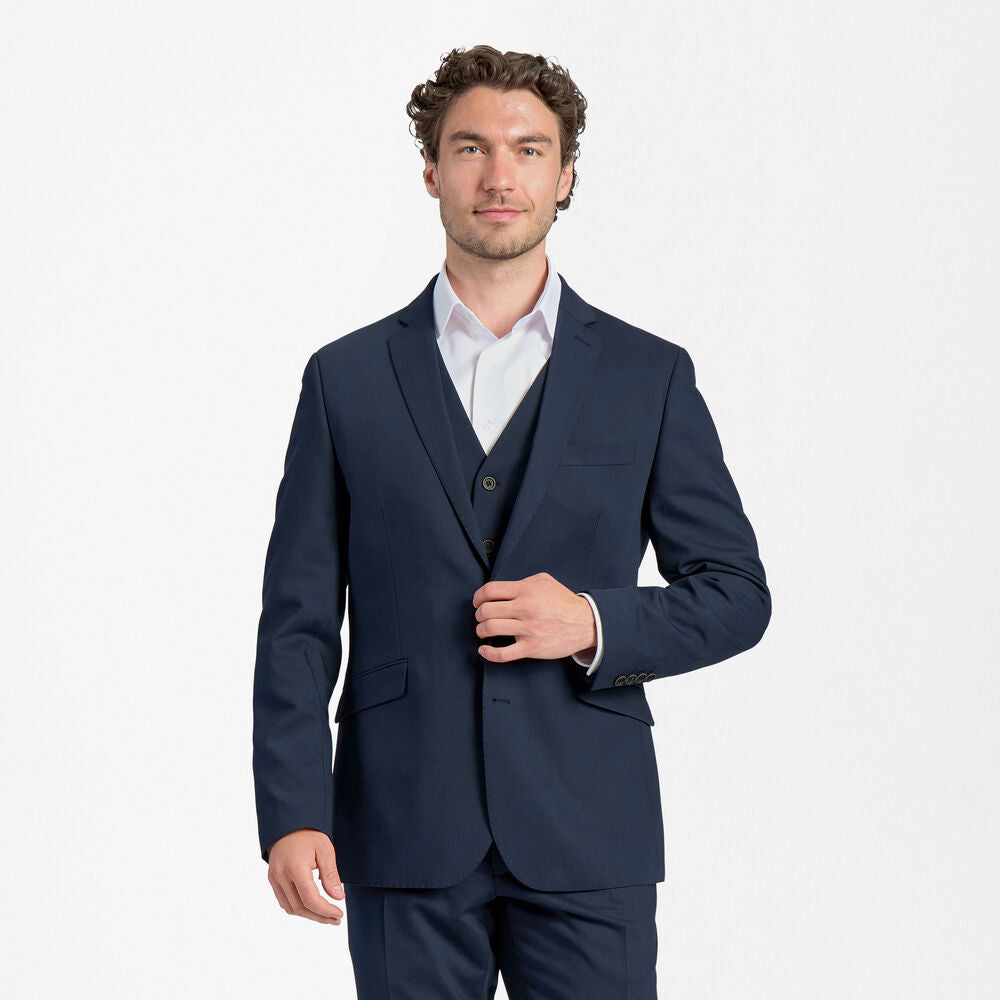 Herr Traveller-kavaj i Modern Fit - kort längd