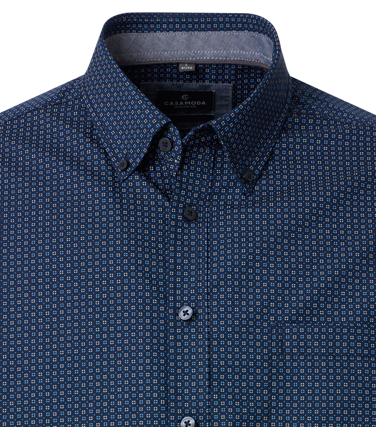 CASAMODA mönstrad Casual Fit-skjorta