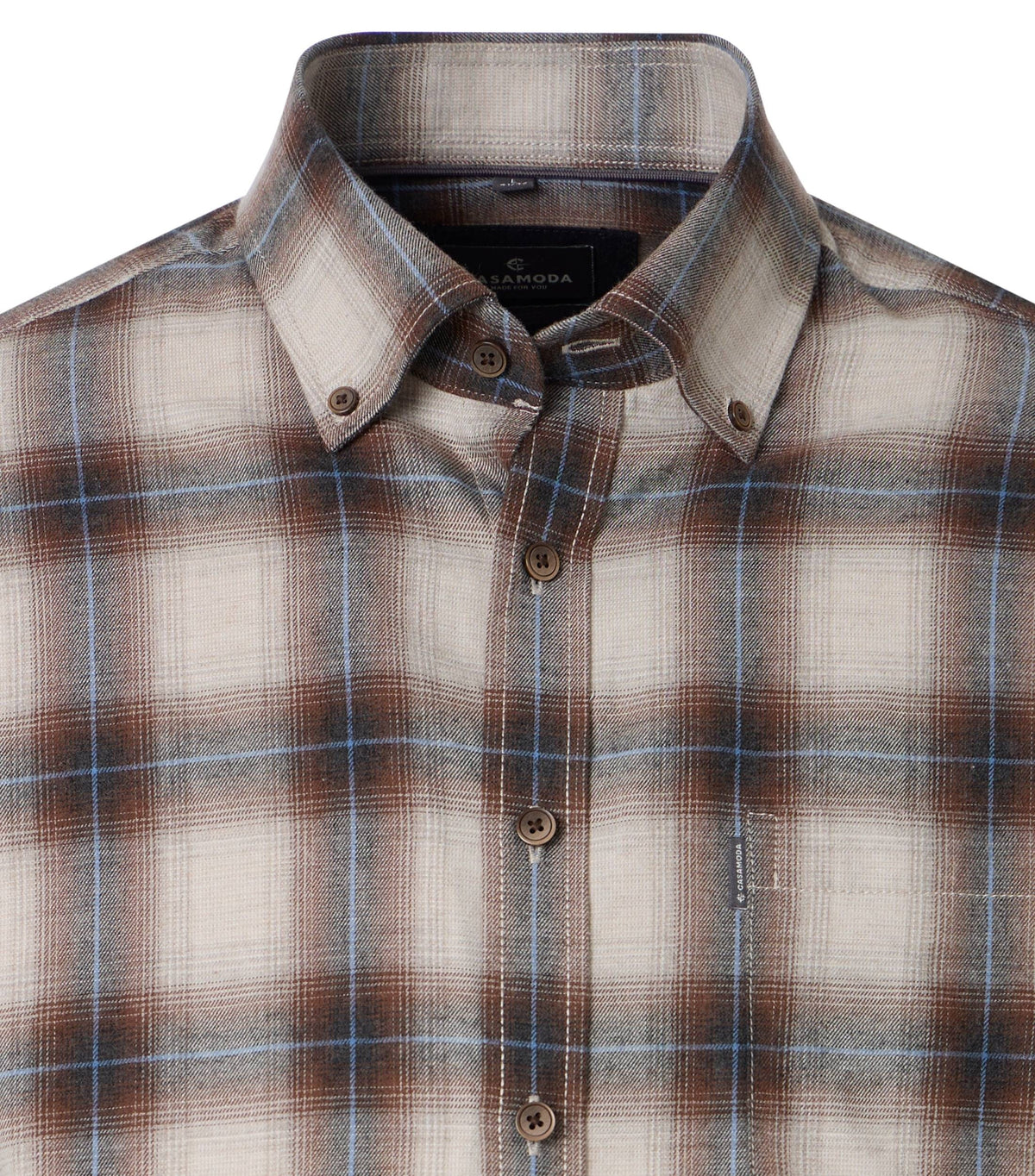 CASAMODA rutig Casual Fit-skjorta