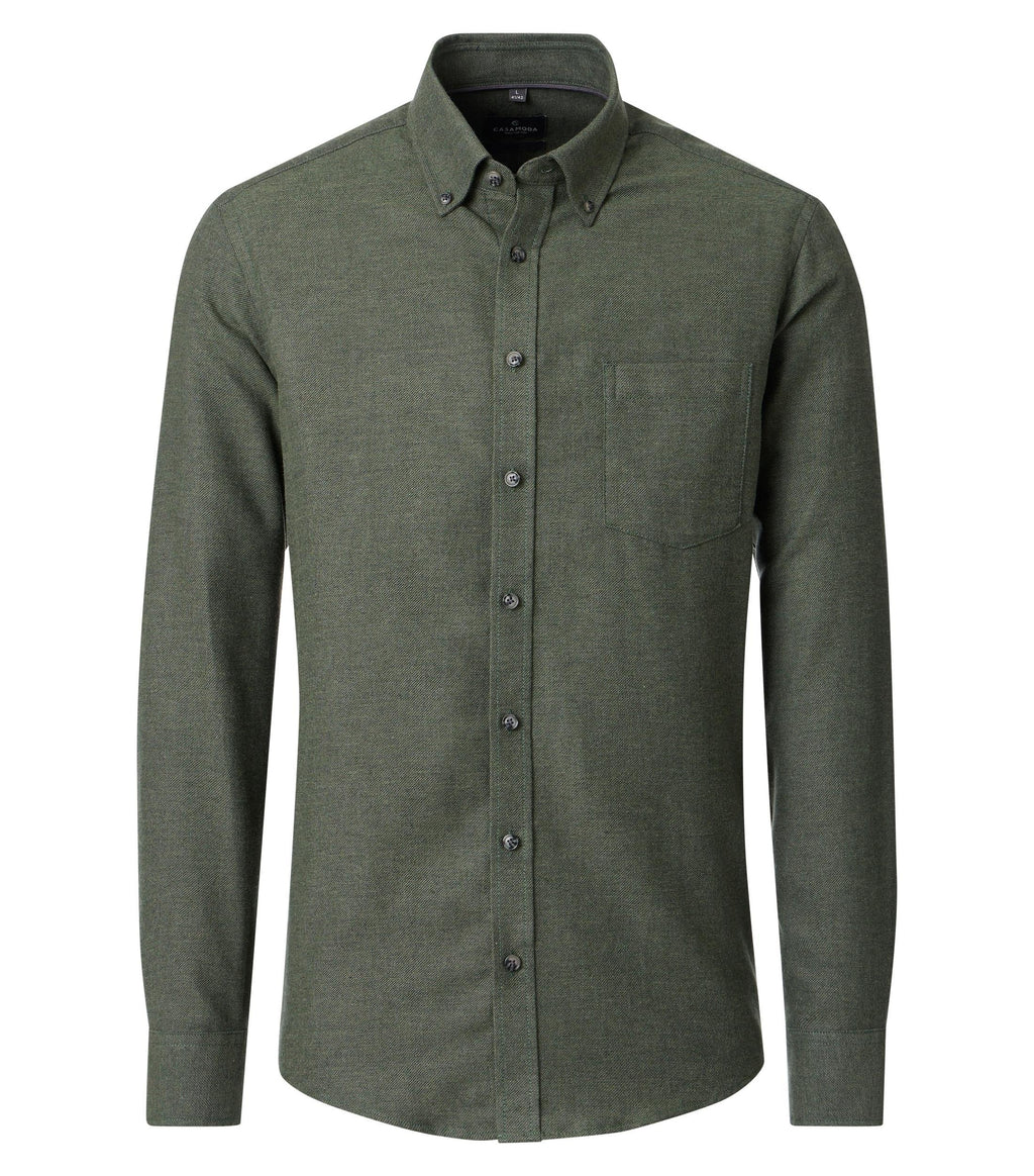 CASAMODA enfärgad Casual Fit-skjorta