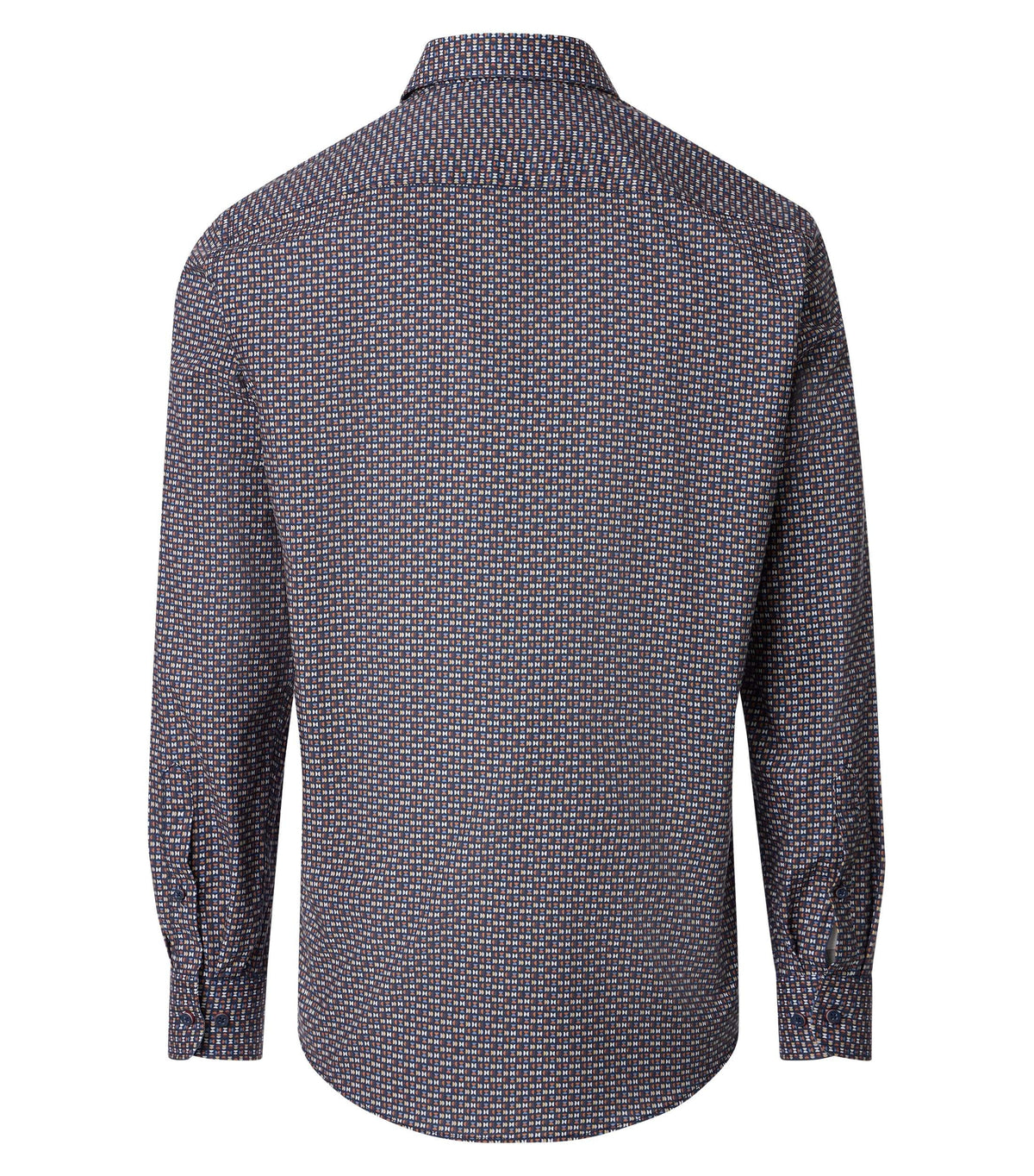 CASAMODA mönstrad Casual Fit-skjorta med button-down-krage